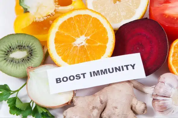 Alimentation pour booster l'immunite